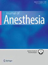 Journal of Anesthesia杂志封面
